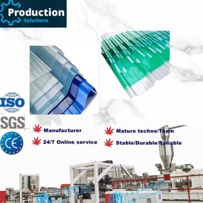 PC SHEET PRODUCTION LINE PC ROOF TILE  EXTRUSION PET PP PC SHEET MACHINERY ACRYLIC SHEET MAKING MACHINERY