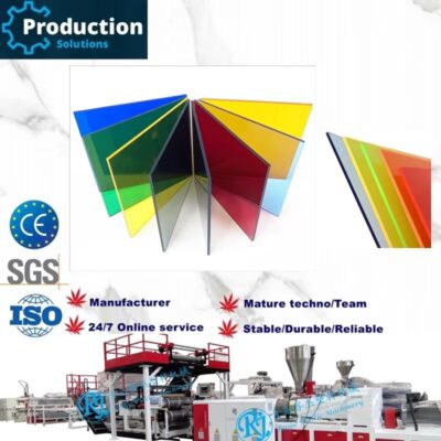 PMMA/PET SHEET MAKING MACHINE ABS/PP/TPU/PC Sheet MACHINERY  ACRYLIC SHEET PRODUCTION LINE