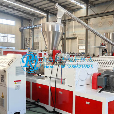 PVC Twin-pipe Making Machine,  UPVC Double Pipe Machine, PVC Dual Tube Extrusion Machinery