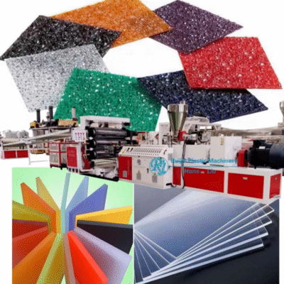 RUIJIE High Transparent PMMA Cast Plastic Acrylic Sheets Extruder Production Line PC Sheet Extrusion Machines