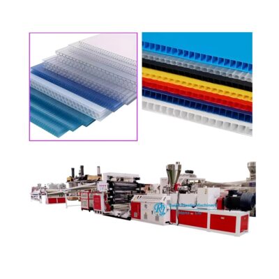 Recycling PP Hollow Cross Section Corrugated  Honeycomb Box Printing Solid Sheet Extrusion Machine Line Price