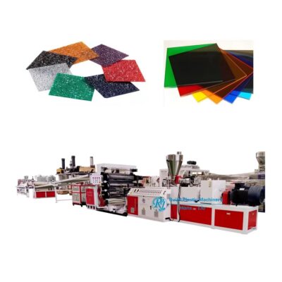 Recycling Solid Acrylic PC PMMA ABS HIPS Artificial Polycarbonate Insulation Refrigerator Sheet Board Extrusion Production Line
